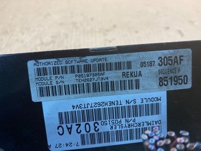 2008 Jeep Grand Cherokee Commander 3.7 Engine Computer ECU p05187305af ac0789 DG2