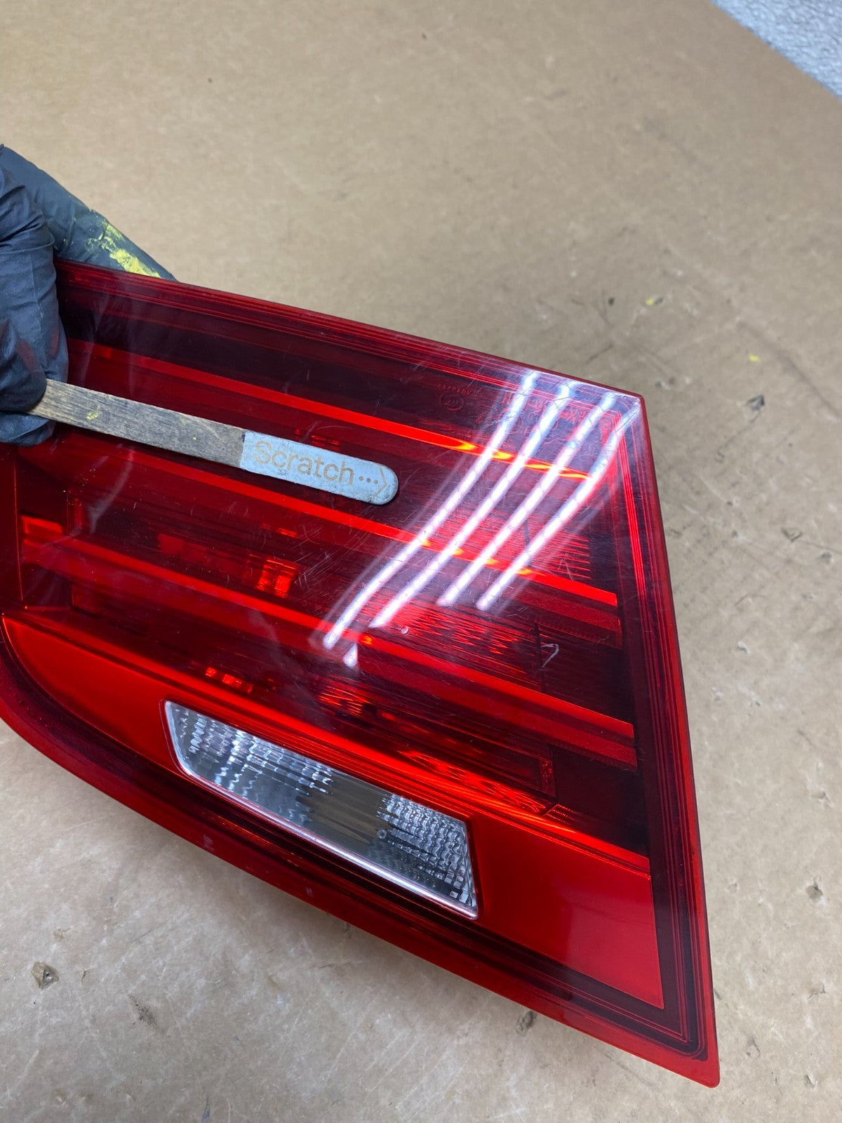 2011-2013 BMW 5 F10 Rear Left Driver LH Trunk Inner Tail Light OEM V4907 DW4