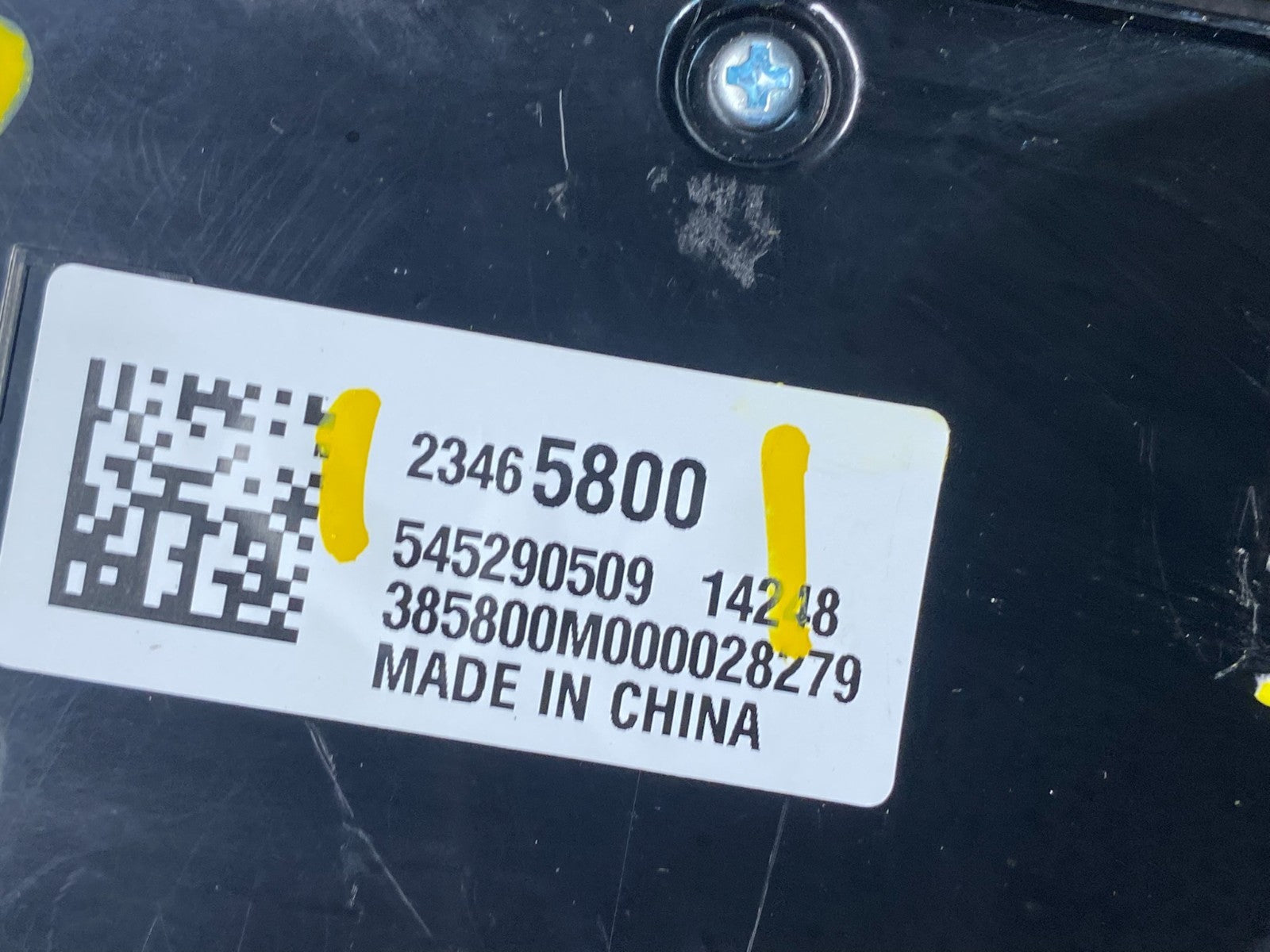 2014 2015 Chevrolet Malibu AM FM Radio Control Panel T1845 DG5