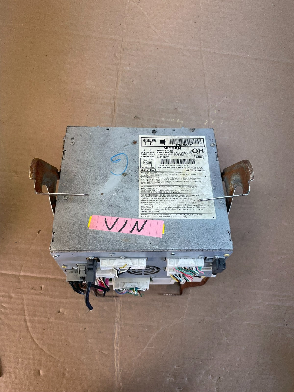 2013 2016 Nissan Pathfinder Radio AM/FM Receiver AI0536 DG7
