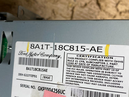 2009 Lincoln Mkx Am Fm Cd Player Radio Navigation Screen Display aa0049 DG6