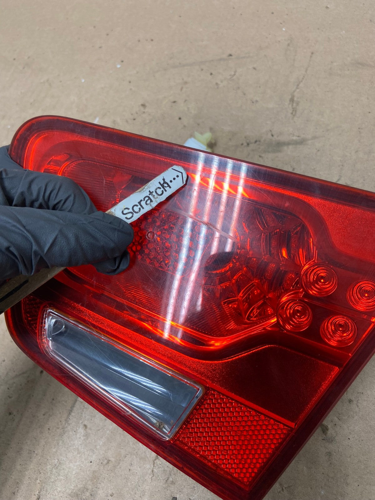 2010 to 2013 Kia Forte Right Passenger RH Side Tail Light Inner AG4818 LK3