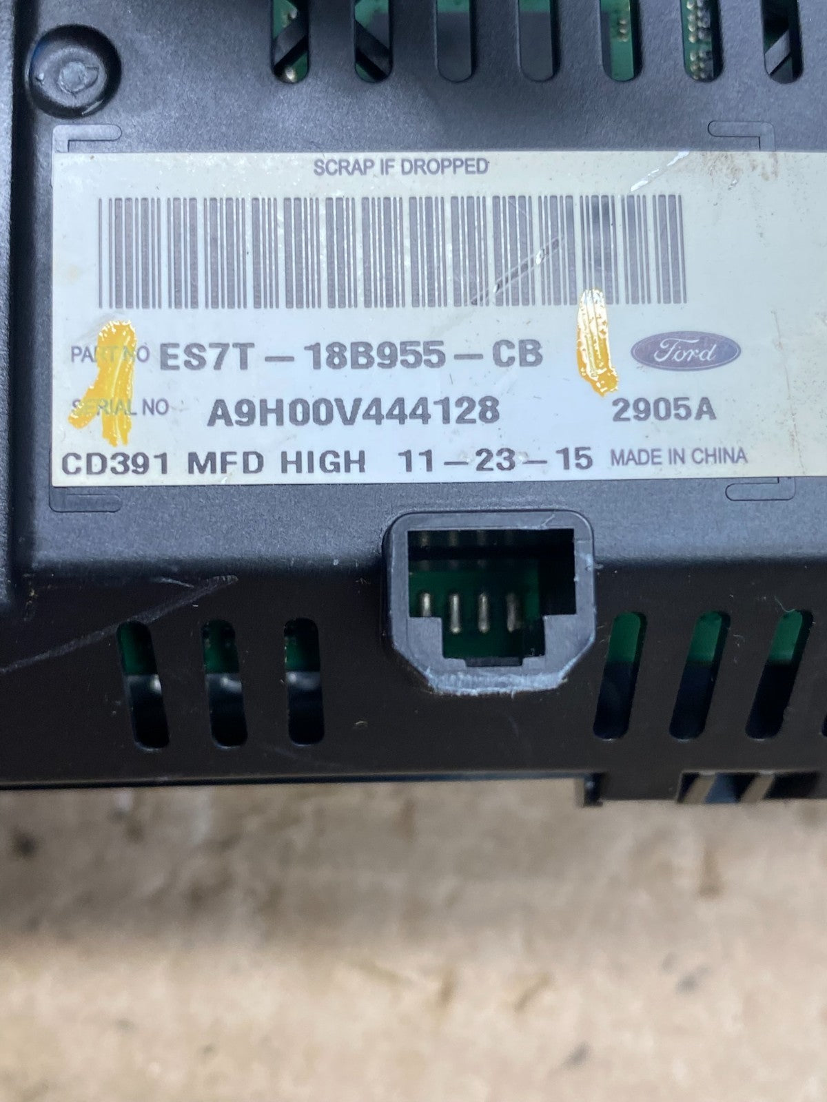 2013 to 2016 Ford Fusion 4.2" Radio Information Display Screen ag8357 DG6