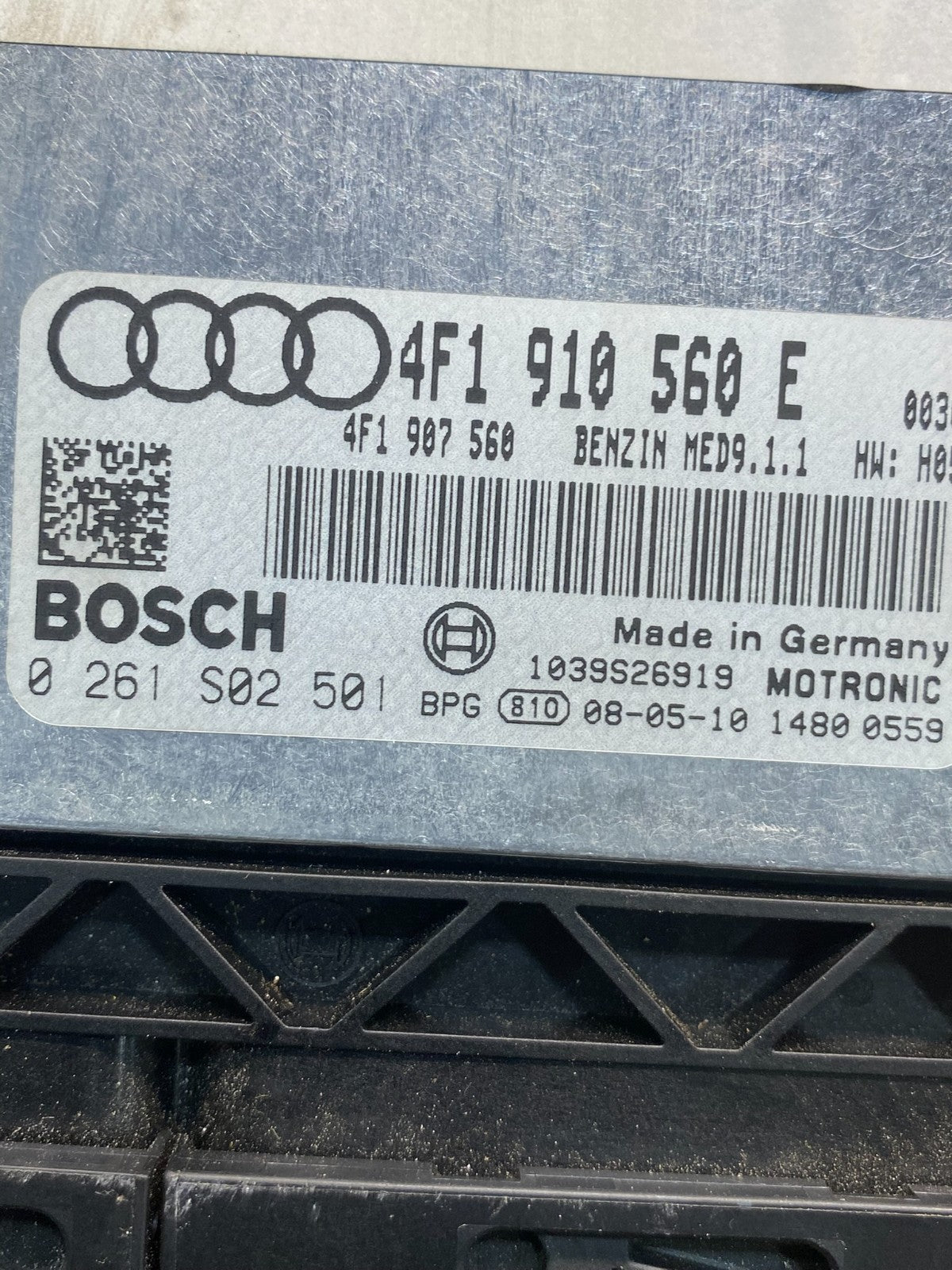 2006 2007 2008 Audi A6 4.2L Engine Computer Ecu Pcm Ecm Pcu AE7546 DW2