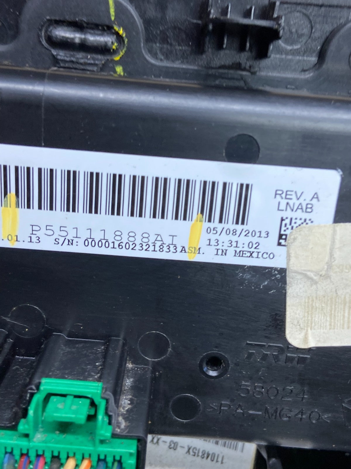2011-2014 Chrysler 200 Heater AC Climate Switch Temperature Control ah3765 DG5