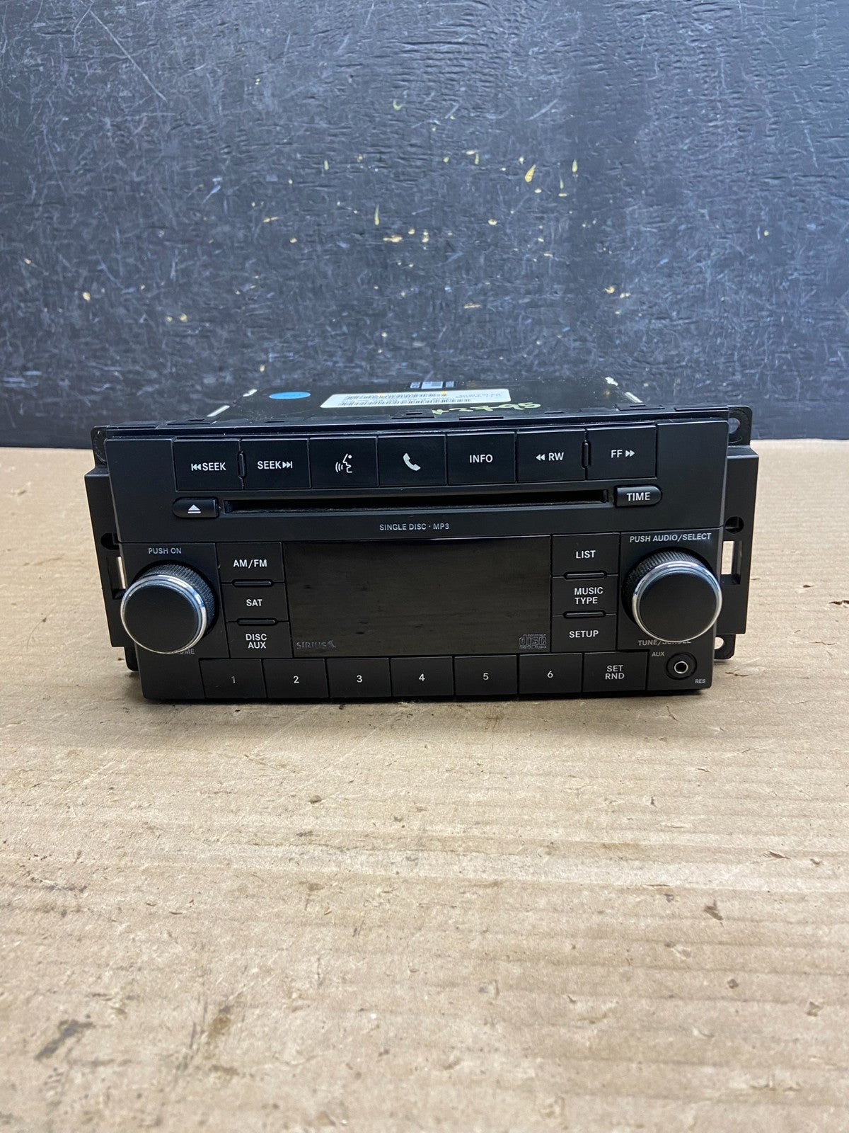2007-2012 Chrysler Dodge Jeep Ram Radio CD MP3 AUX Receiver AH3795 DG0