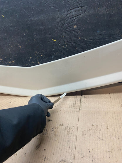 2003 to 2007 Cadillac CTS Trunk Spoiler Wing White OEM W2492 DG6