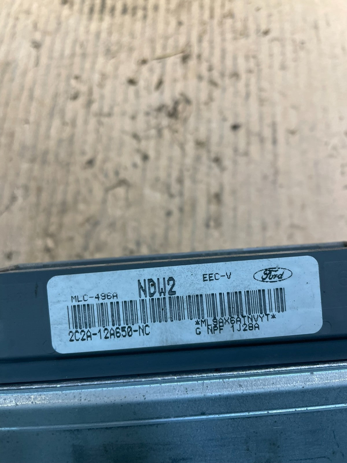 2002 Ford Van 5.4L Engine Control Module 2c2a-12a650-nc u9329 DG3
