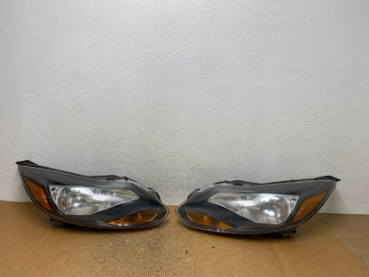 2012 2013 2014 Ford Focus Left+Right Side Halogen Headlights AE2622 DW0