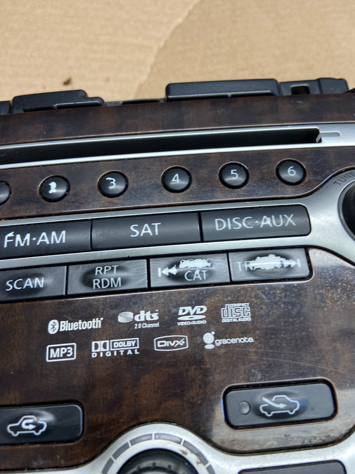 2010-2013 Nissan Maxima Center Console Climate Control Radio Bezel af1776 DG4