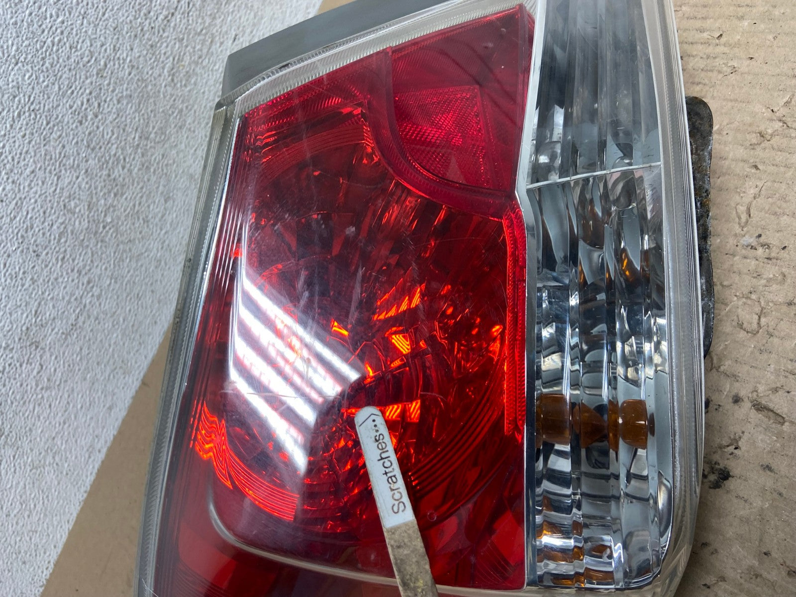 2008 to 2012 Honda Accord Sedan Tail light Left Driver LH Side AF6091 LK3