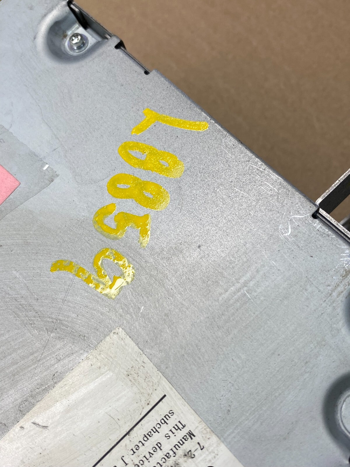 2010 to 2012 Lincoln Mkt Navigation Radio Climate Control Panel L8859 DG9