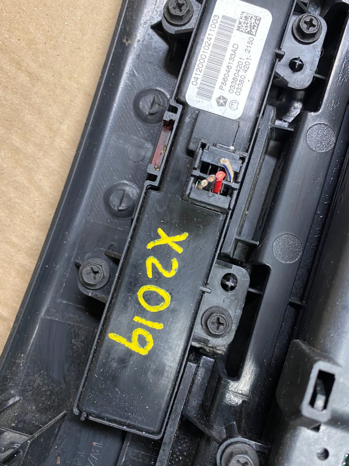 2008 to 2012 Jeep Liberty Dash Climate Temperature Control Radio Bezel X2019 DG6