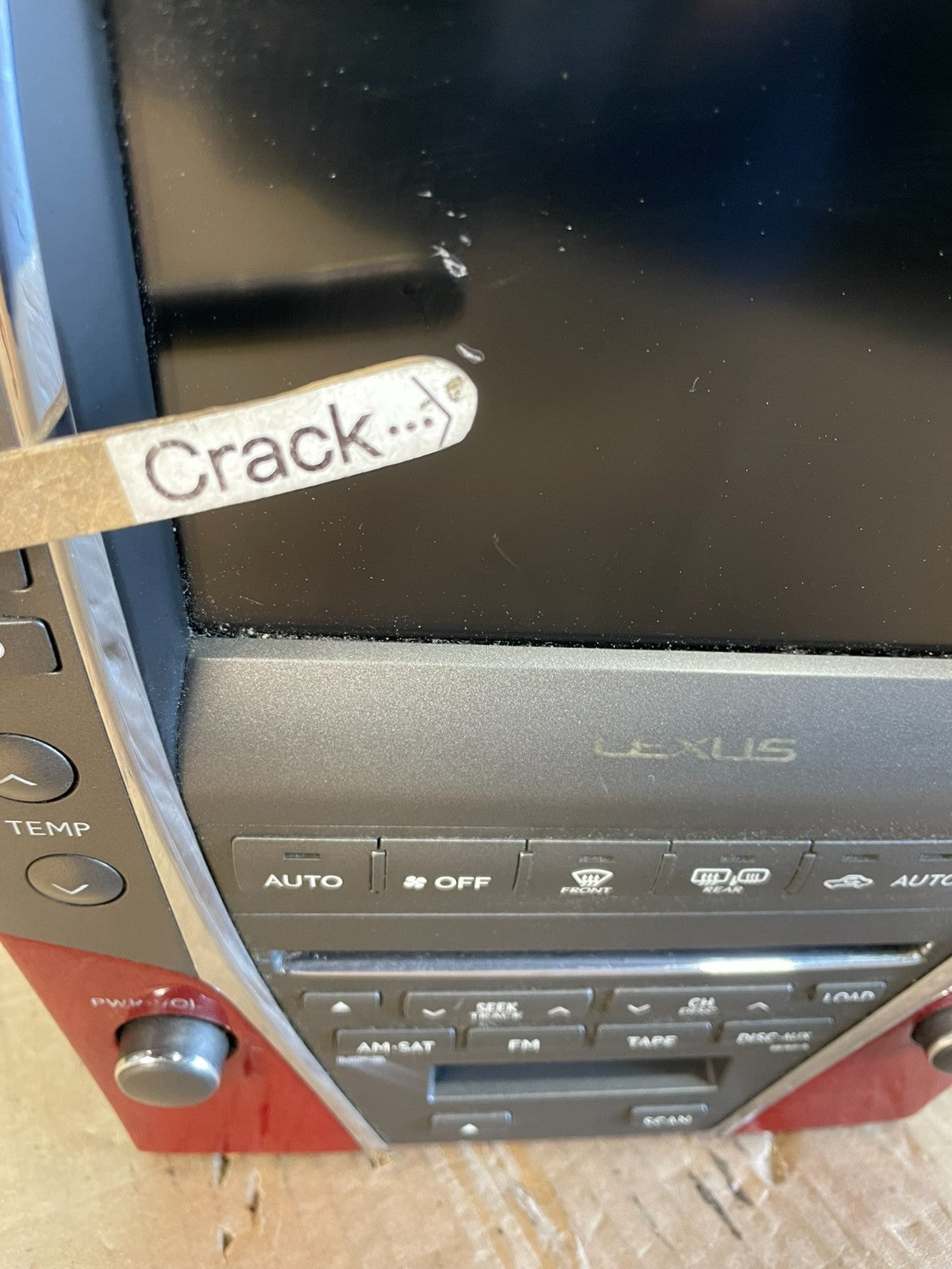 2007 2008 2009 Lexus ES350 Screen Radio AM-FM CD Tuner Head Unit OEM AC4878 DG3
