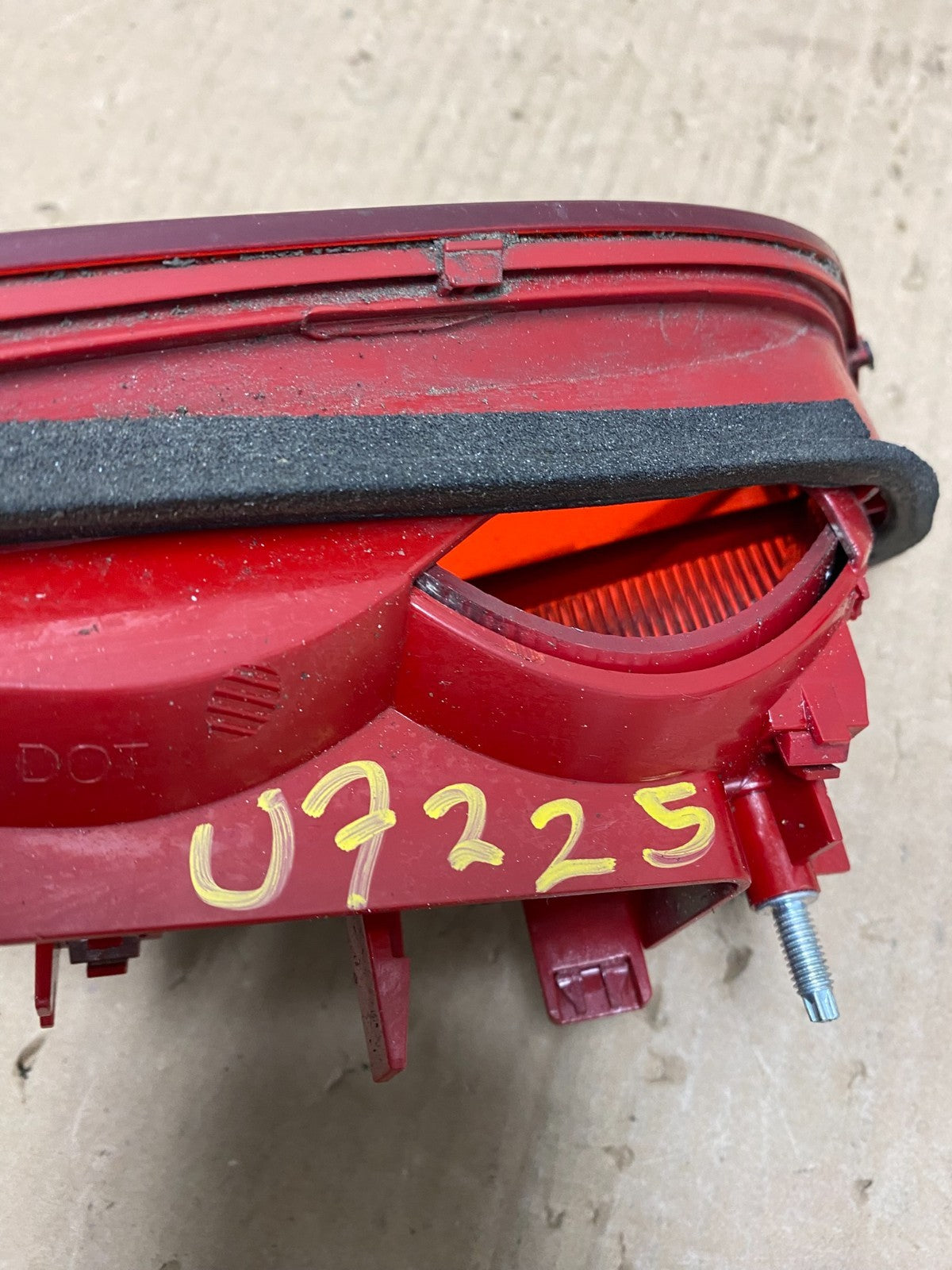2009 2010 2011 2012 Audi A4 Sedan Right Passenger Inner Tail Light U7225 DW6