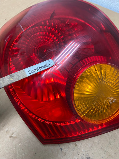 2003 to 2005 Toyota Corolla Right Passenger RH Side Tail Light AD2779 LK3