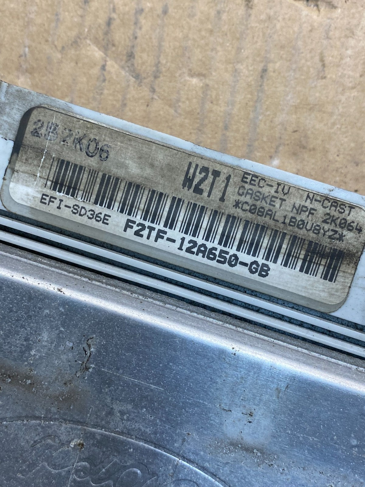 1992 1993 Ford Van E250 E350 7.5L Engine Control Unit ECU ECM Module ah4696 DG2