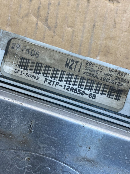 1992 1993 Ford Van E250 E350 7.5L Engine Control Unit ECU ECM Module ah4696 DG2
