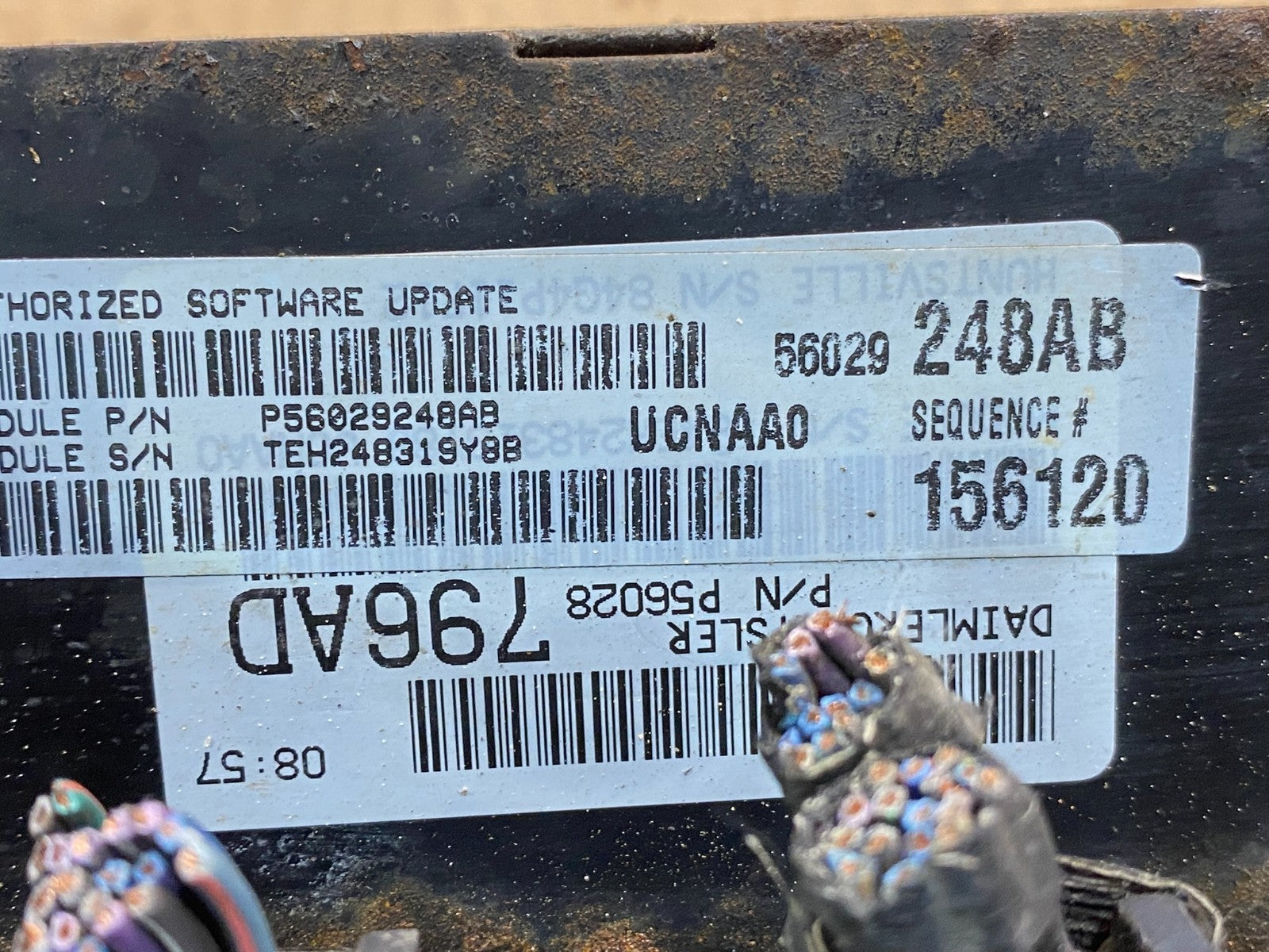 2004 Dodge RAM 1500 4.7L ECU ECM Engine Control Computer Module AG9759 DG2