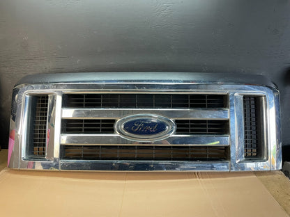 2008 to 2014 Ford Econoline E150 E250 Front Upper Chrome Grill Grille ad8308 DG0