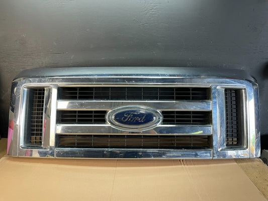 2008 to 2014 Ford Econoline E150 E250 Front Upper Chrome Grill Grille ad8308 DG0