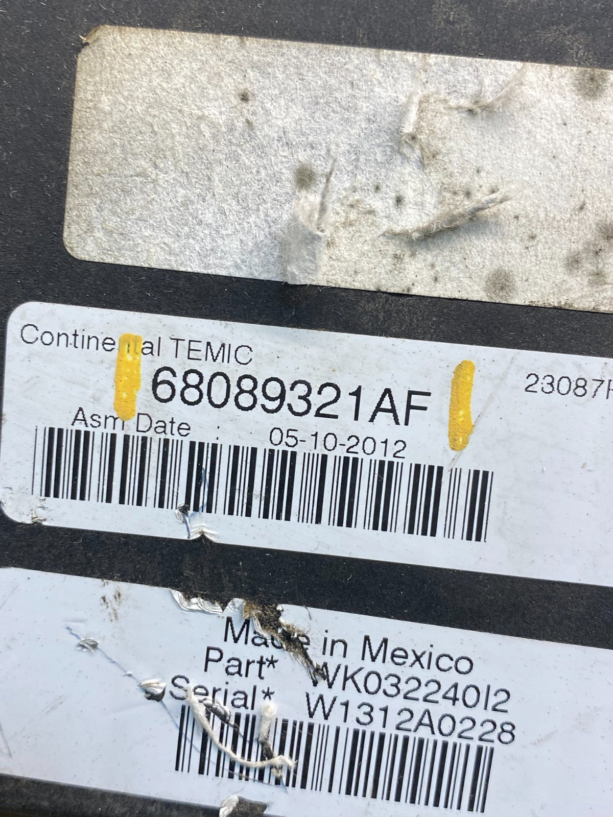 2014 Jeep Cherokee Fuse Box Multi-Function Relay Module Bcm AI0252 DG4