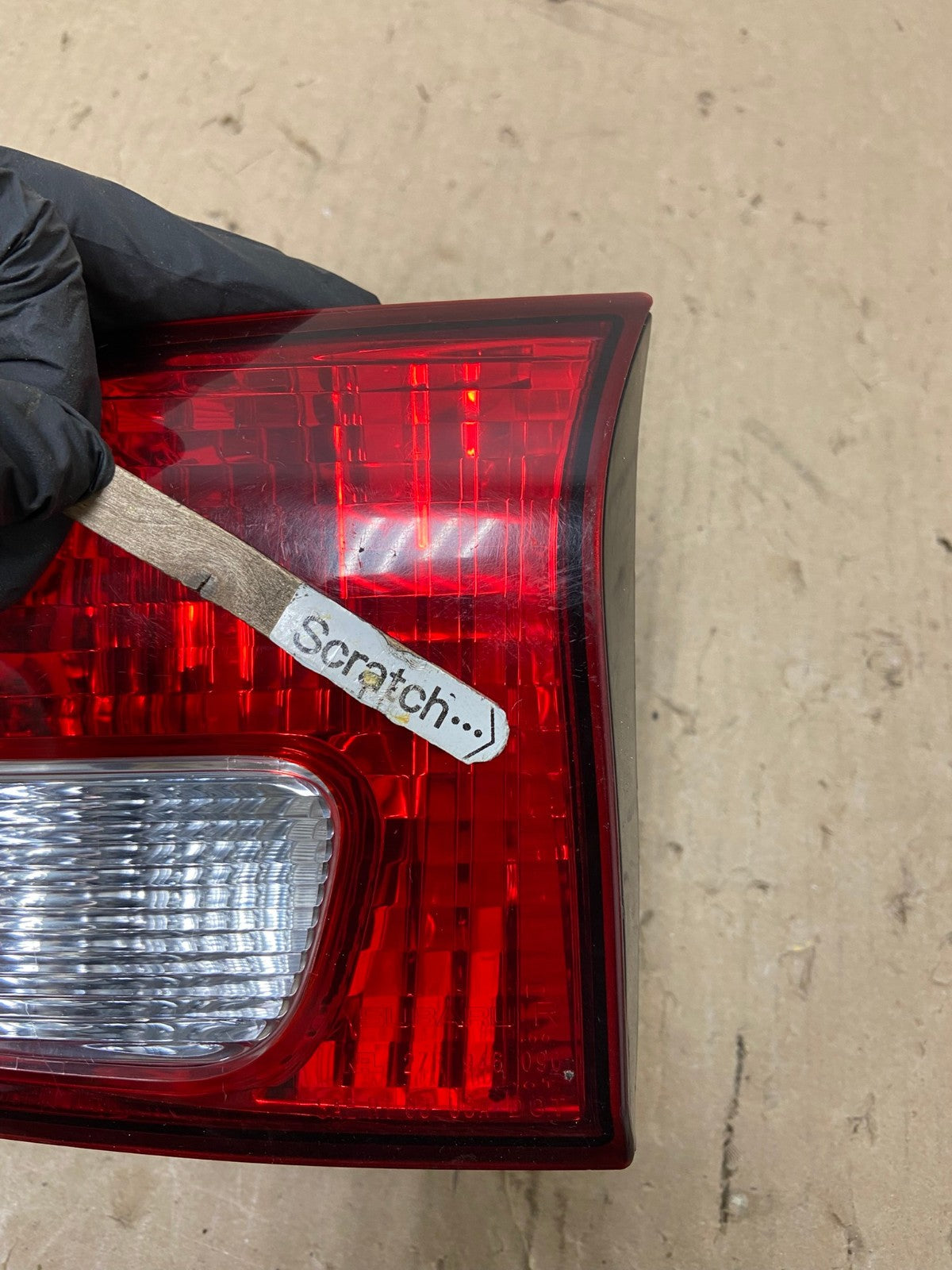 2006 2007 Subaru Tribeca B9 Right Passenger Side Tail Light Inner AH6892 LK4