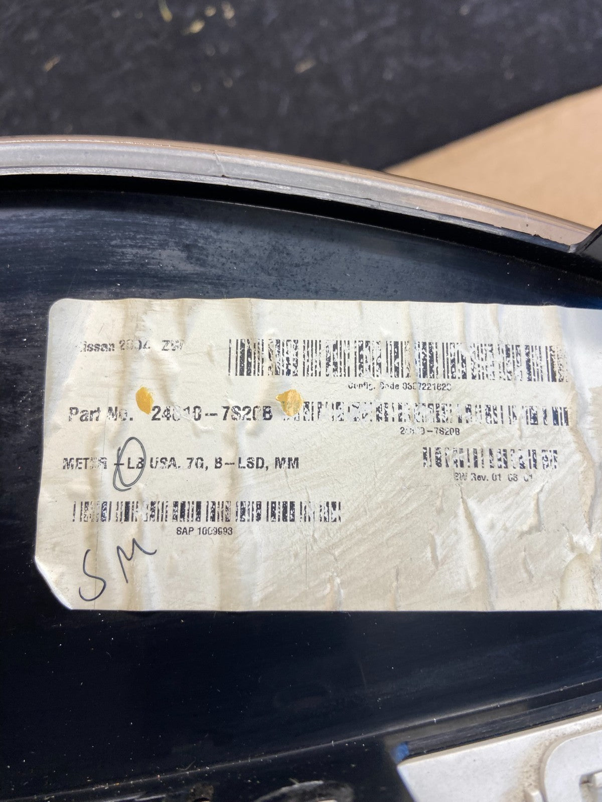 2005 to 2007 Nissan Titan Armada Speedometer Cluster Gauge Bezel AF2657 DG6