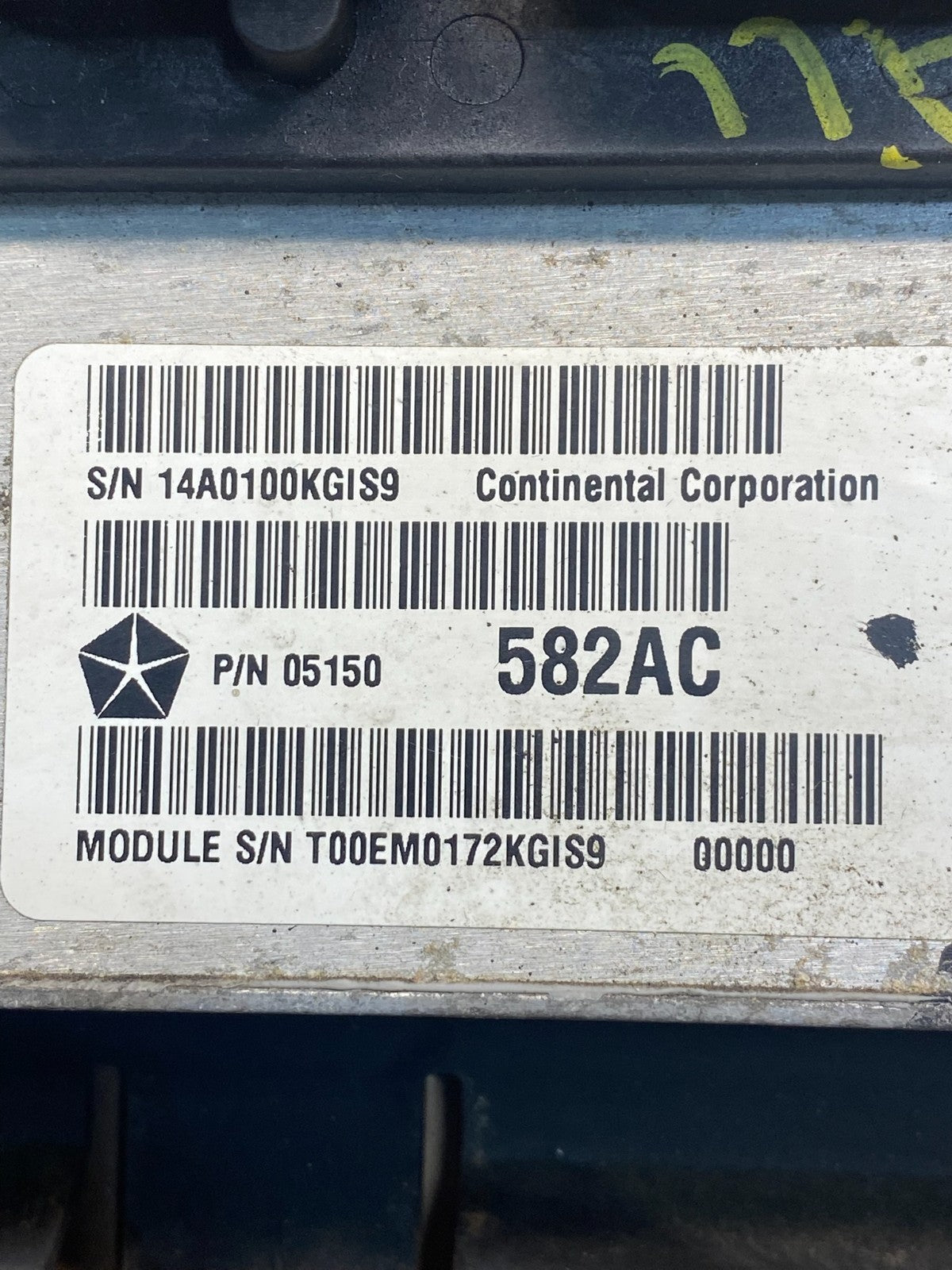2011 Jeep Grand Cherokee 3.6L ECM ECU Engine Control Computer Modul AH9834 DG2