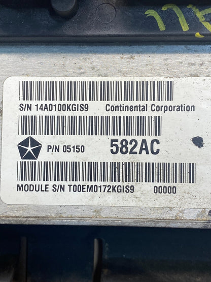 2011 Jeep Grand Cherokee 3.6L ECM ECU Engine Control Computer Modul AH9834 DG2