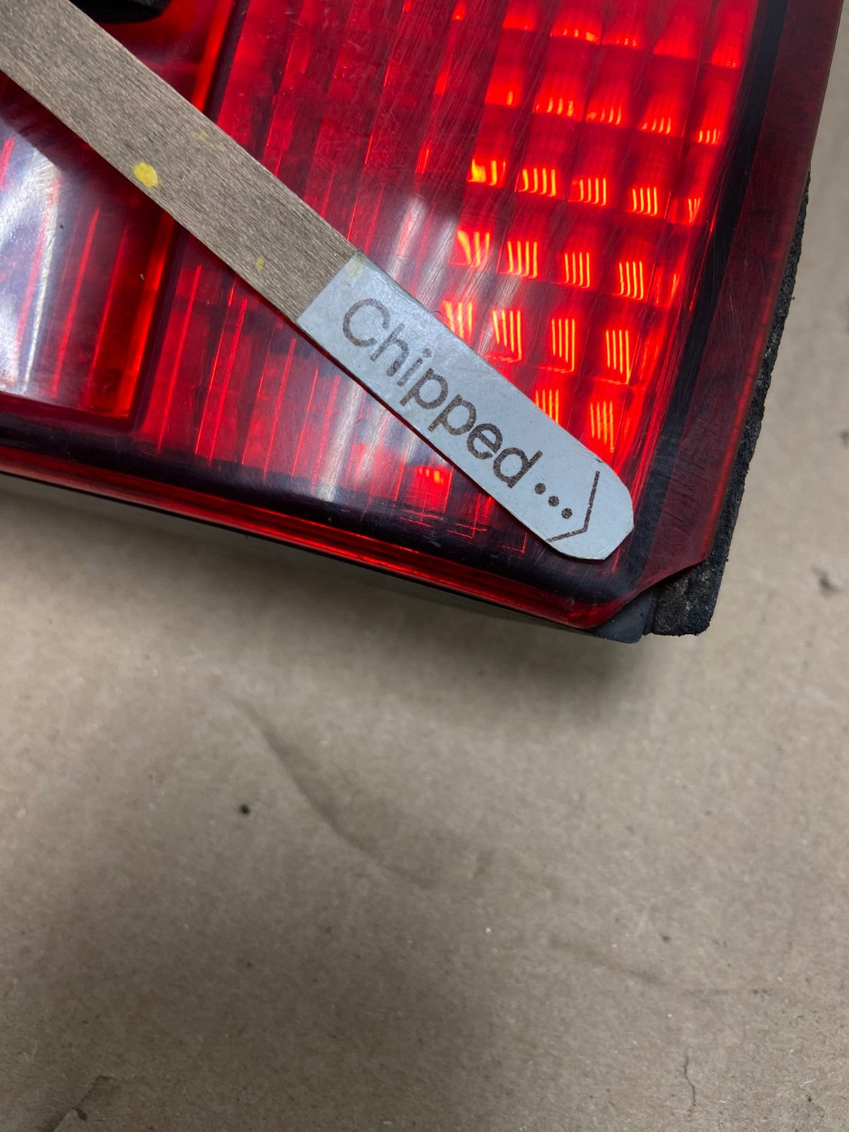 2000 2001 2002 Lincoln Ls Right Passenger RH Side Inner Tail Light AG6826 LK4