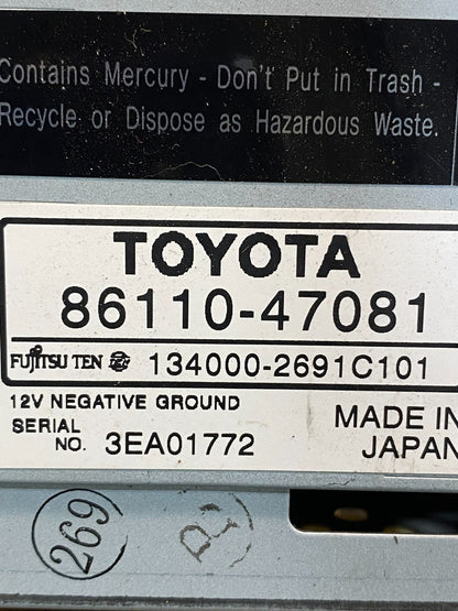 2006 to 2009 Toyota Prius Radio Stereo Receiver Screen Display AF7816 DG5