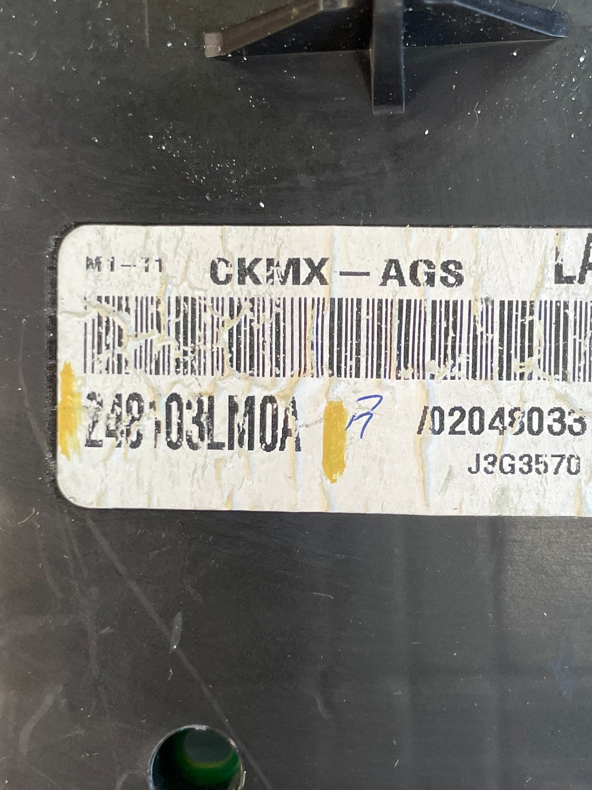 2013 to 2021 Nissan NV200 Speedometer Cluster Gauge AD0388 DG7