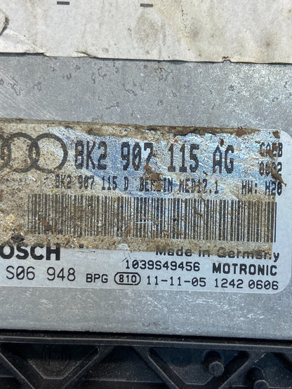 2011 to 2012 Audi A4 2.0L Engine Computer Ecu Pcm Ecm Pcu AG1645 DW2