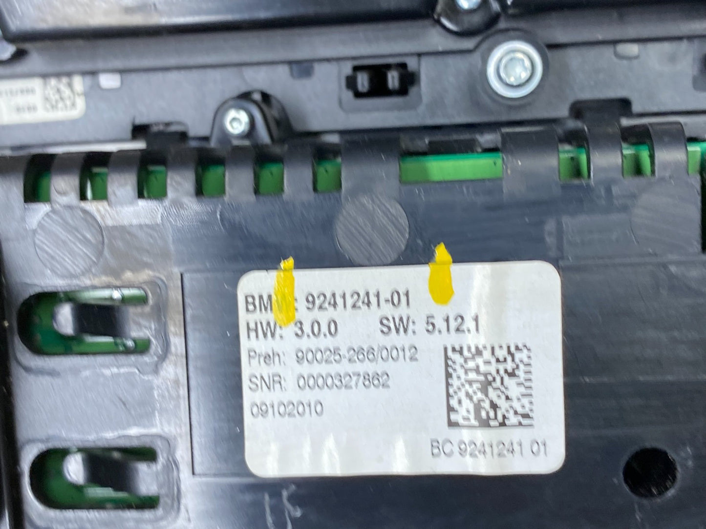 2011 to 2016 Bmw 528i Ac Heater Radio Panel Climate Control 9241241-01  X1839 DG6