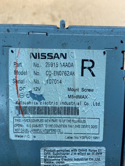 2009 - 2010 Nissan Murano Maxima M35 M37 BOSE Radio CD Navigation Z2151 DG6