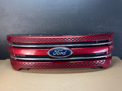 2011 to 2015 Ford Explorer Upper Front Grill Grille AF3348 DW0