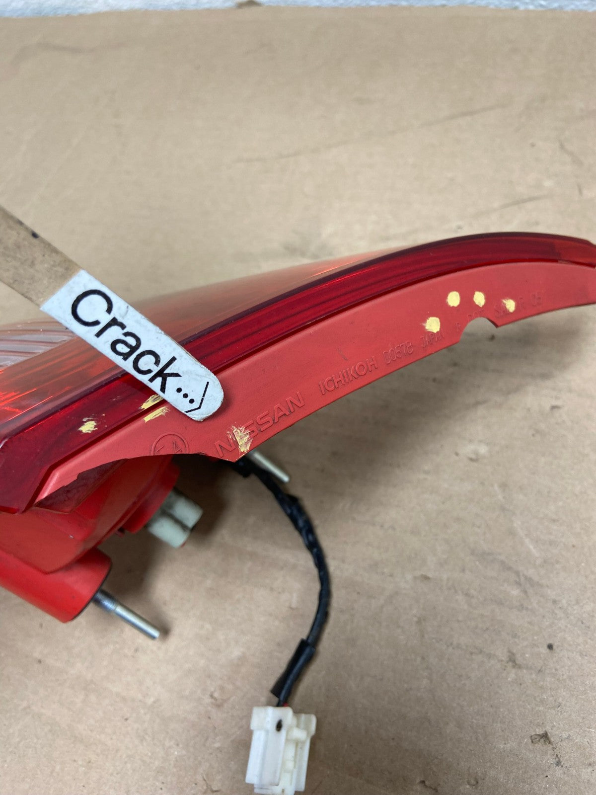 2009 2010 Nissan Murano Right Passenger Rh Side Inner Tail Light AH9354 LK5