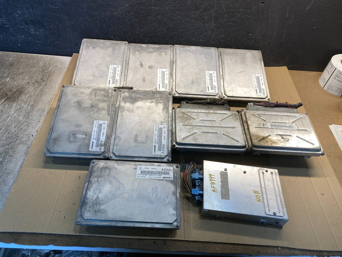 Mix of 10 Chevrolet ECM Engine Computer Module AH7303 PS1