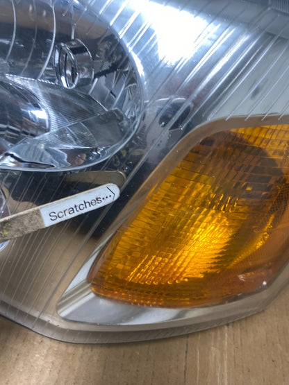 2002 to 2009 Gmc Envoy Left+Right Set Headlights Halogen AE1481 DW4
