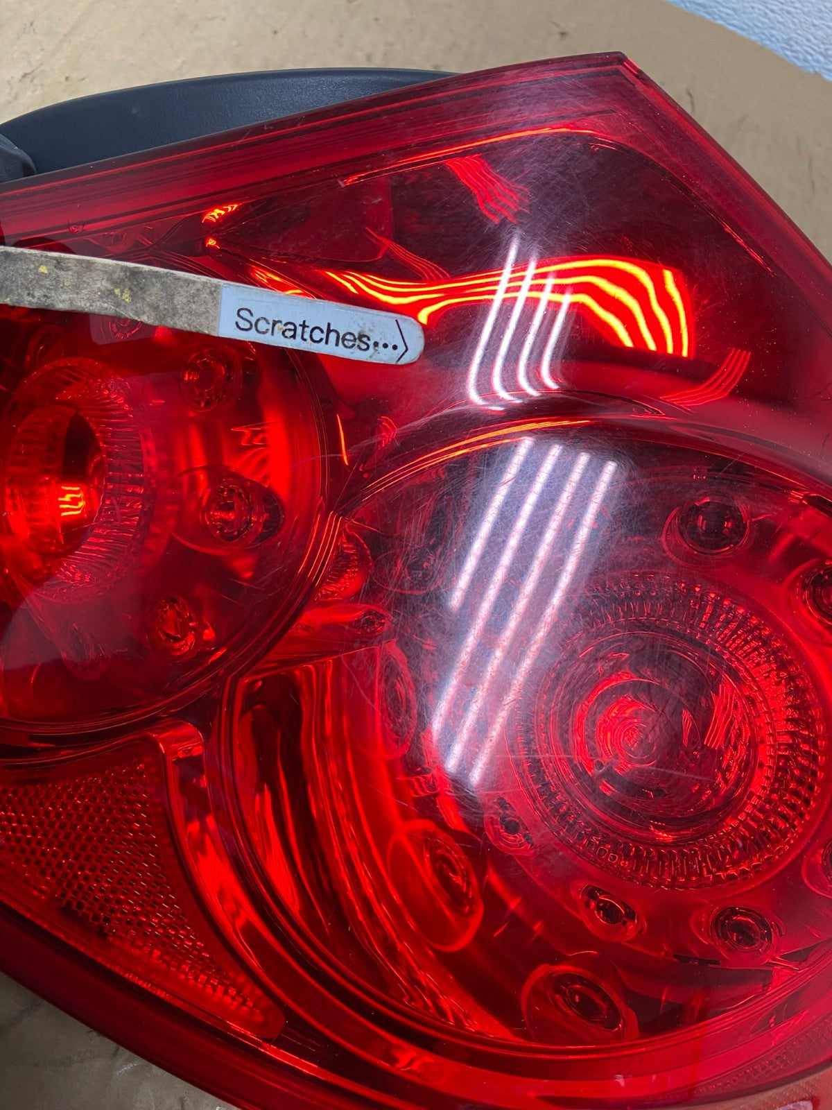 2007 to 2013 Infiniti G35 G37 Sedan Right Passenger Rh Tail Light AD2404 LK3