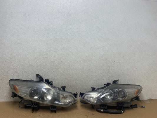 Halogen 2011 2012 2013 2014 Nissan Murano Headlights Left+Right Oem S0740 DW0