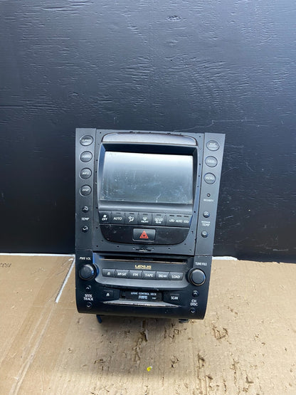 2006 to 2007 Lexus GS300 GS350 GS430 Navigation GPS Radio CD OEM  ab5835 DG0