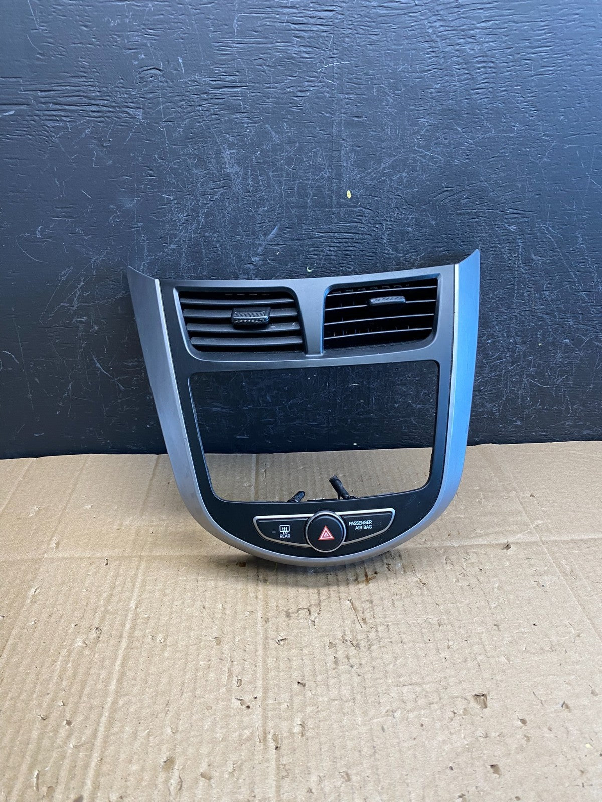 2012 to 2017 Hyundai Accent Center Radio Bezel Air Vent Panel AC9544 DG0