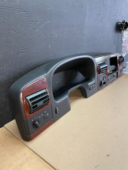 2005 2007 Ford F250 F350 Speedometer Climate Control Radio Panel Bezel AE3426 DG2