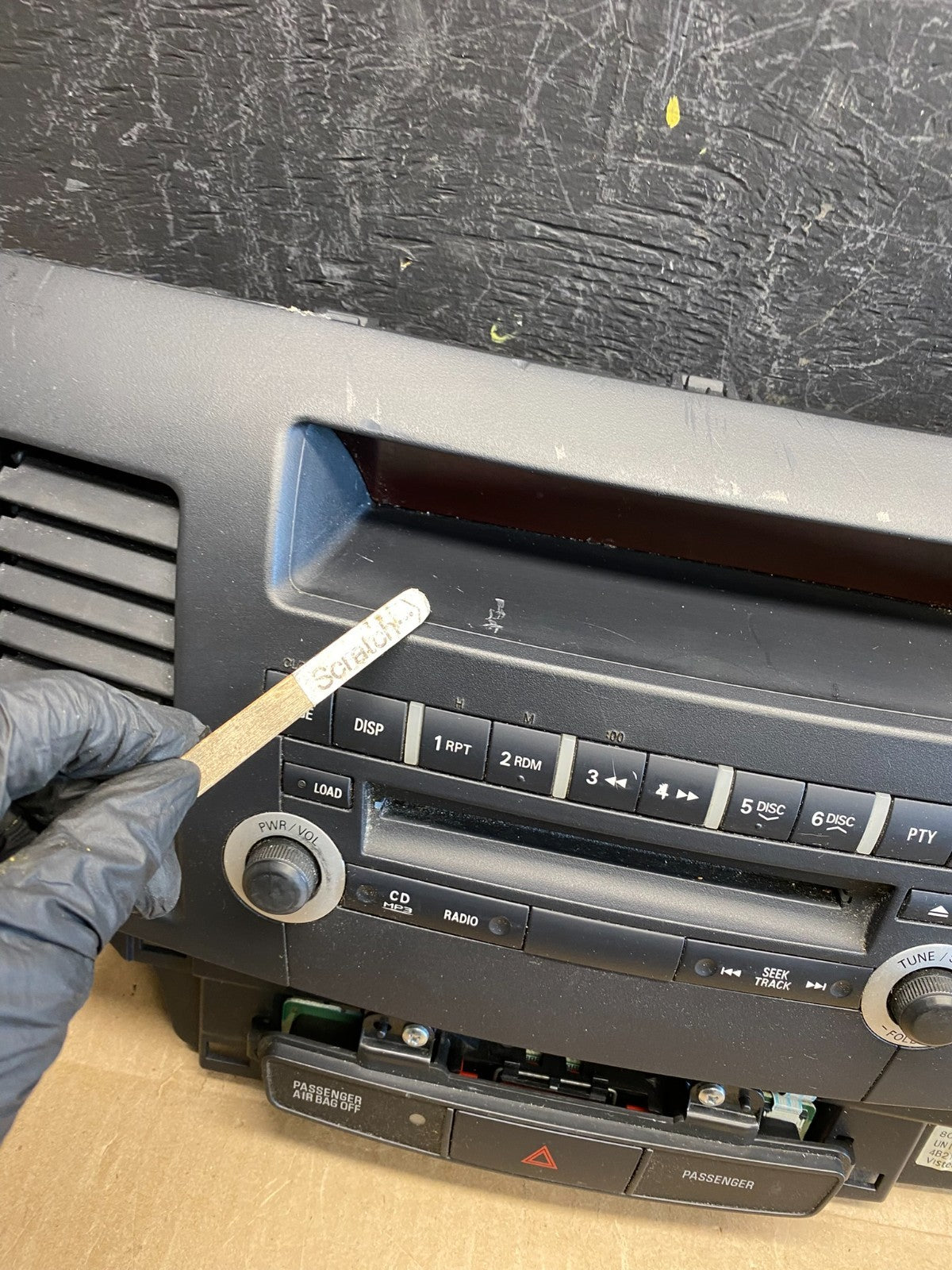 2012 Mitsubishi Lancer Radio AM/FM CD Player Air Vent AC6176 DG2