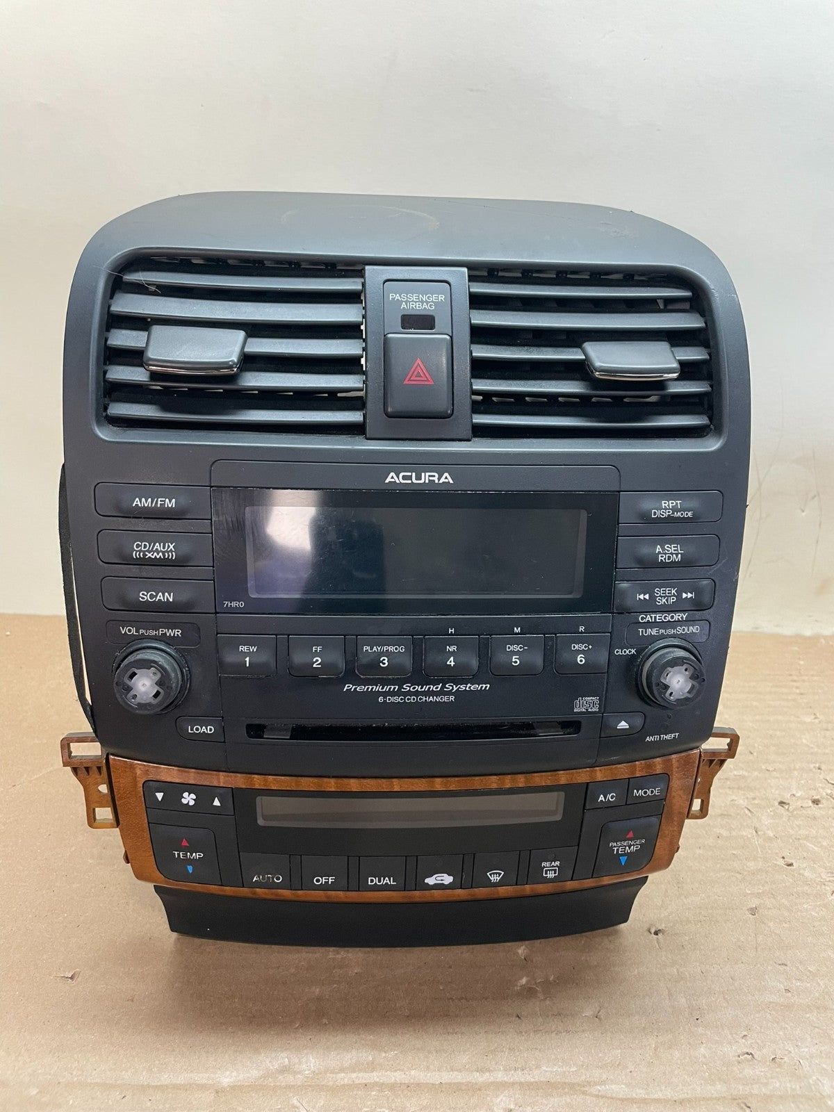 2006 2007 2008 Acura TSX Radio Climate Control T4295 DG0