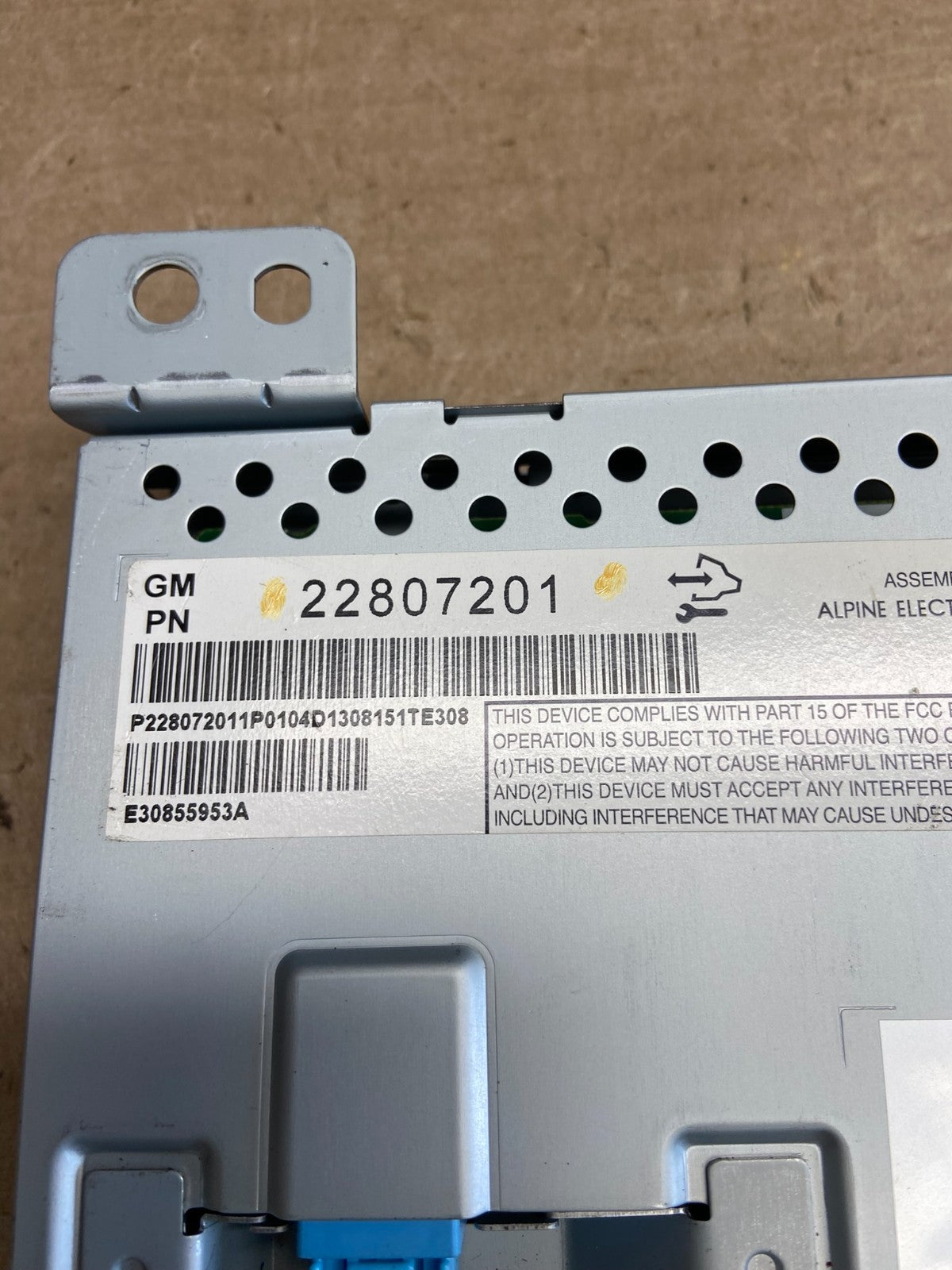 2010 - 2011 Chevrolet Equinox Radio Display Screen Information Dash Oe AH3514 DG4