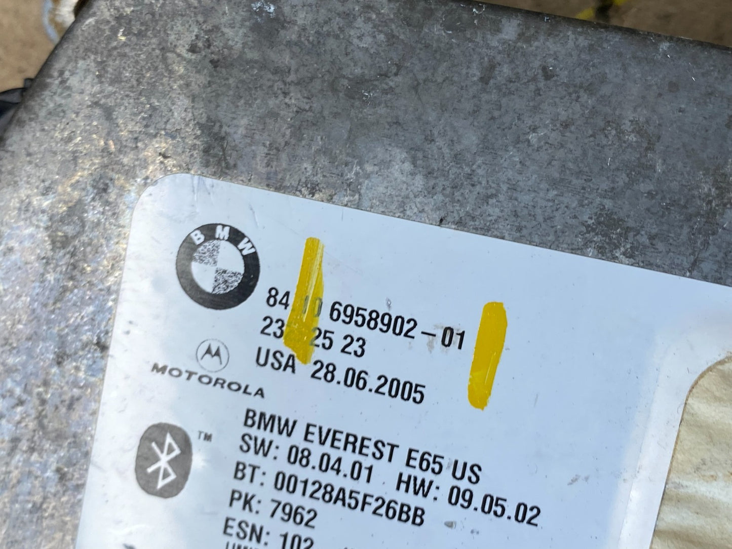 2006 2008 BMW 750i Bluetooth Telematics Communication Module S3130 DG6