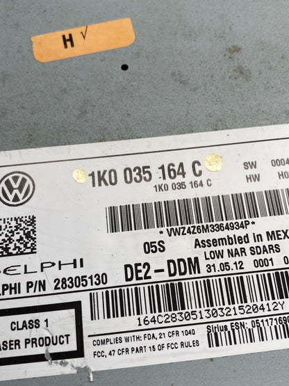 2011 to 2014 Volkswagen Passat Jetta Radio CD Player AM/FM AG6330 DG5